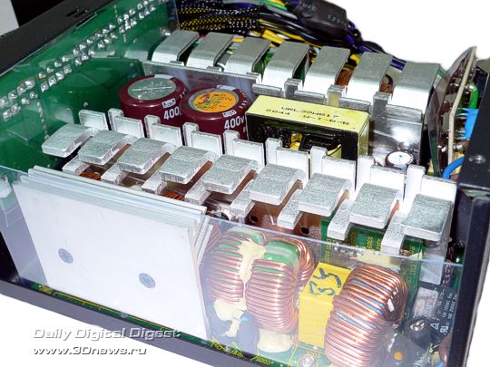 Внутренняя конструкция Seasonic SS-850EM