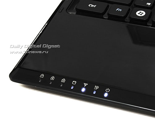 Samsung X460. Индикаторы активности