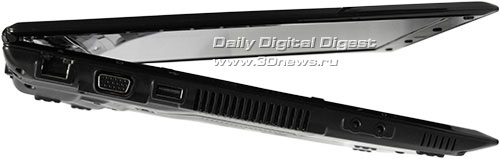 Samsung X460. Вид слева