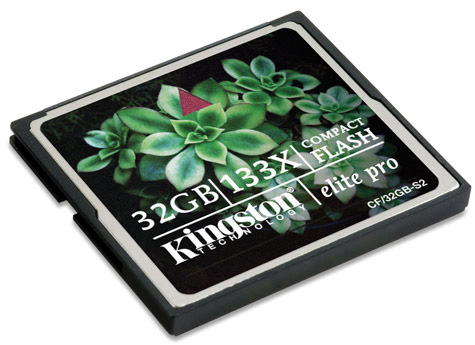 Kingston 32GB CompactFlash Elite Pro Card