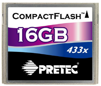 Pretec 16GB 433x CompactFlash Card