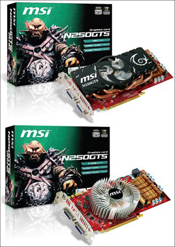 MSI N250GTS Series