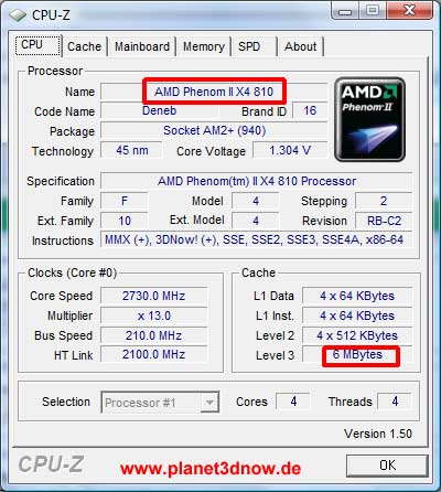 AMD Phenom II X4 810 - 2