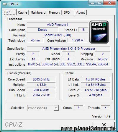AMD Phenom II X4 810 4 ��