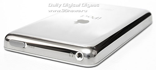 Apple iPod Classic 120 Gb. Вид сверху