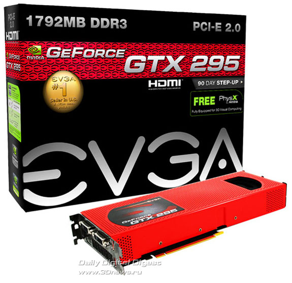 EVGA GeForce GTX 295 Red Edition