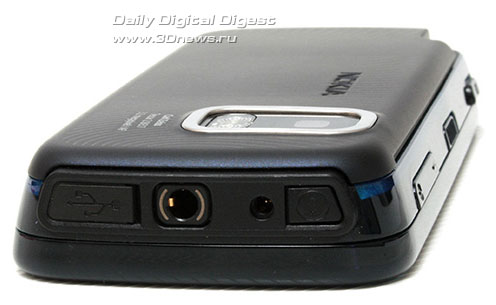 Nokia 5800 XpressMusic. Вид сверху