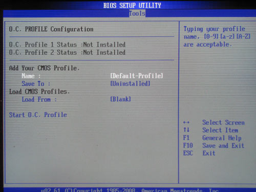 ASUS M3A78-T OC Profile
