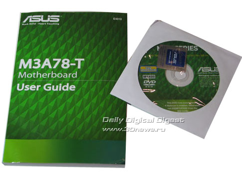 ASUS M3A78-T комплектация 1