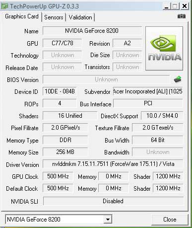 GeForce 8200