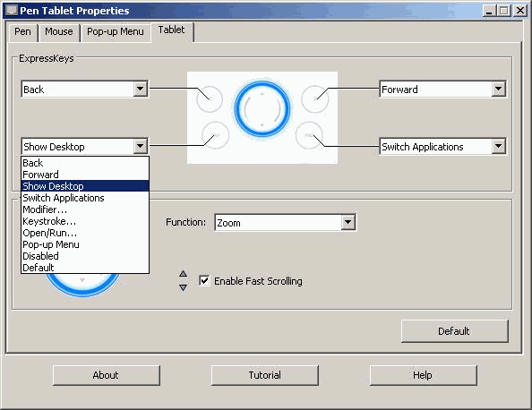 ExpressKey - Wacom Bamboo Fun