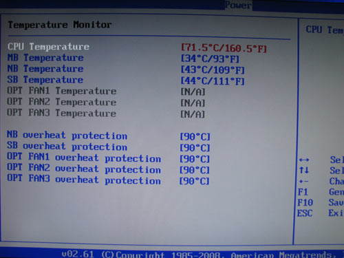 ASUS Rampage II Extreme мониторинг 1