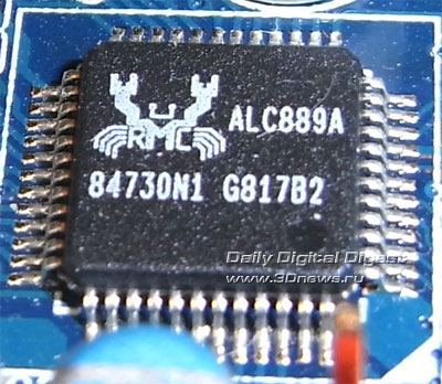 Gigabyte MA790FXT-UD5P звук