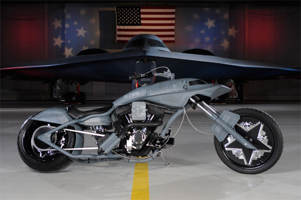 B-2 Stealth Bike: мотоцикл-невидимка