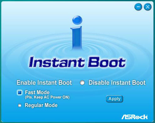 ASRock X58 Deluxe Instant Boot