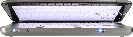 HP mini 2140. Вид спереди