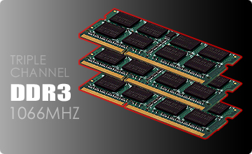 Triple-Channel DDR3 System Memory