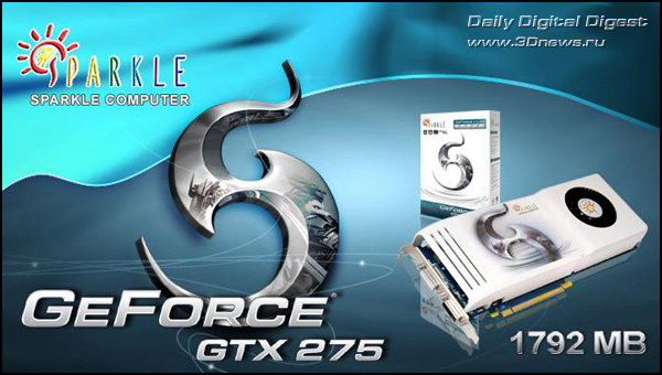 SPARKLE GeForce GTX 275 1792MB