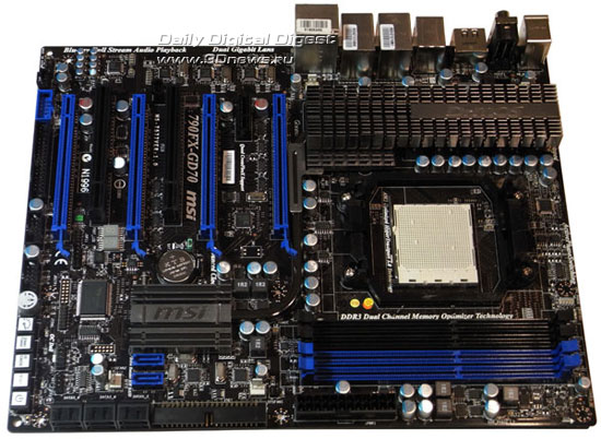 MSI 790FX-GD70 плата