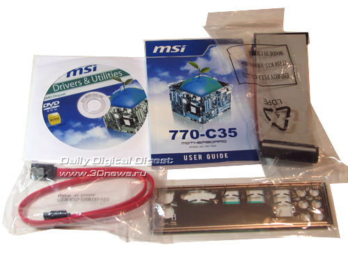 MSI 770-C35 комплектация