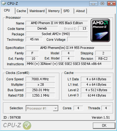 Phenom II X4 955 Black Edition