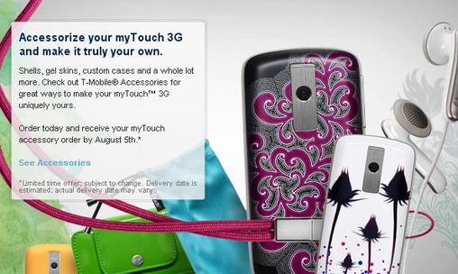 T-Mobile myTouch 3G accessories