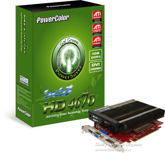 PowerColor Go! Green SCS3 HD 4670 HDMI