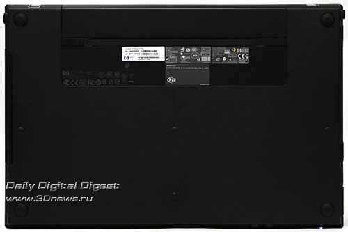HP ProBook 4710s. Вид снизу