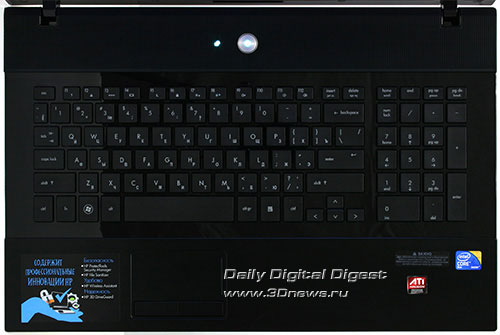 HP ProBook 4710s. Клавиатура