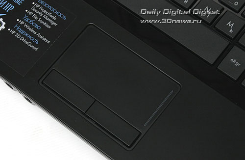 HP ProBook 4710s. Сенсорная панель