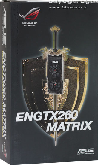 Коробка с видеокартой ASUS ENGTX260 Matrix