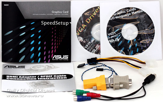 комплектация ASUS ENGTX260 Matrix