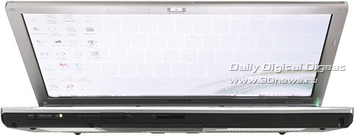 Sony VGN-SR21RM. Вид спереди