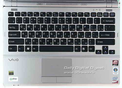 Sony VGN-SR21RM. Клавиатура