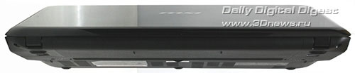 MSI X-Slim X610. Вид сзади
