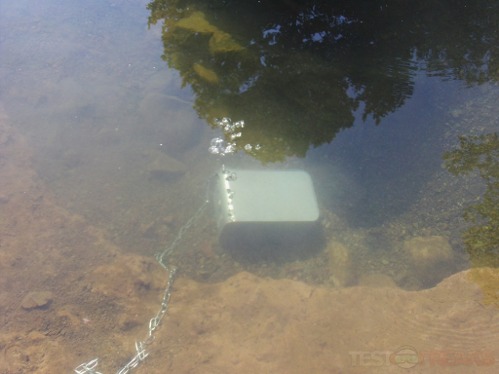 ioSafe Solo в воде