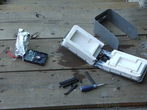 ioSafe Solo в разобранном виде