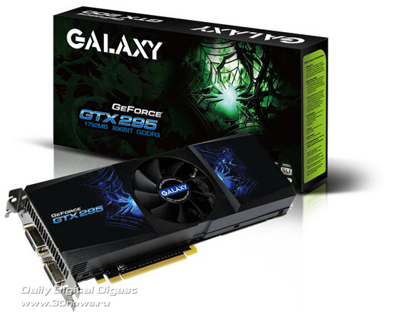 Galaxy GeForce GTX 295 Overclocking Edition