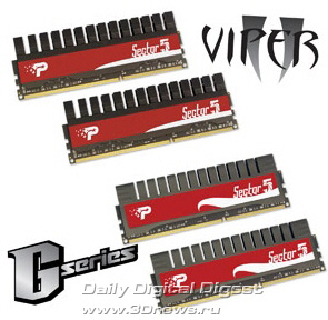 Patriot G Series Viper II Sector 5 DDR3 Memory Kit