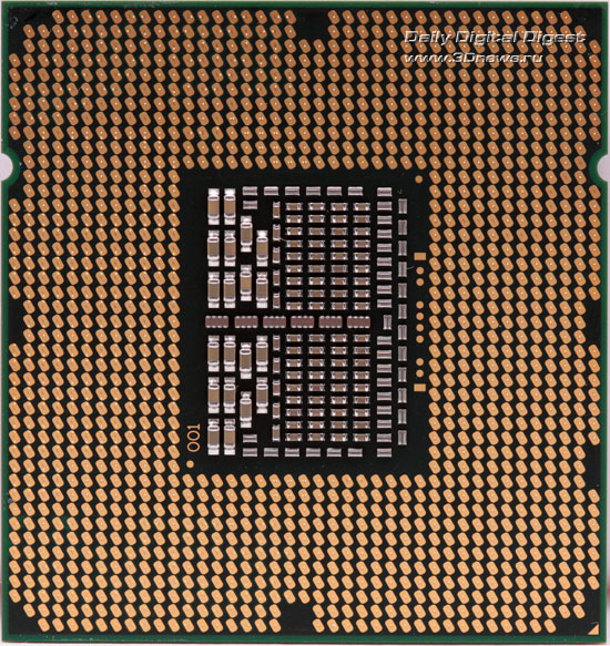Процессор Core i7 950 снизу