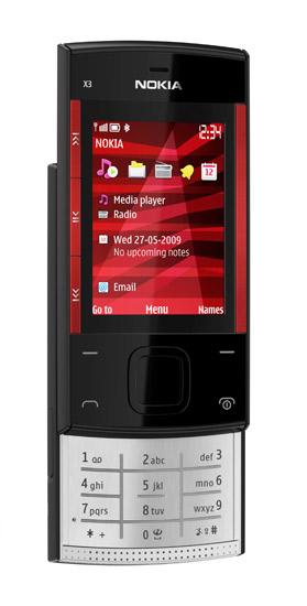 Nokia X3: с музыкой везде и всюду