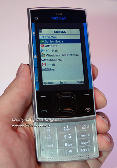 Nokia X3: с музыкой везде и всюду