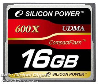 Silicon Power 16GB 600X UDMA CompactFlash Card