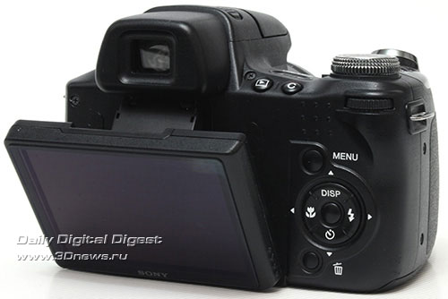 Sony CyberShot HX1. Варианты наклона дислпя