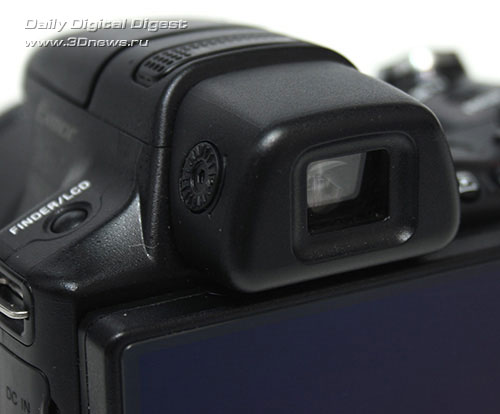 Sony CyberShot HX1. Видоискатель