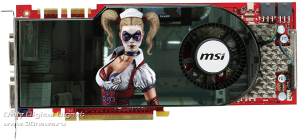 MSI N260GTX-T2D896 OC Batman Arkham Asylum Edition Harley Quinn