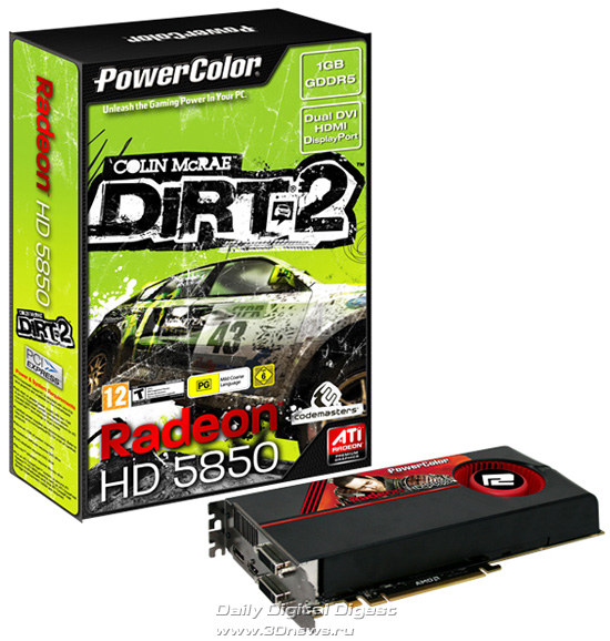 PowerColor HD 5850 1GB GDDD5 (DIRT-2 Edition)