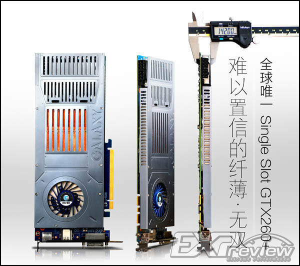 Galaxy Single Slot GeForce GTX 260+