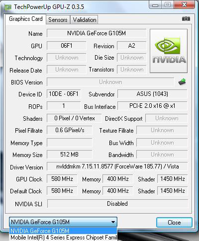 G105M ASUS