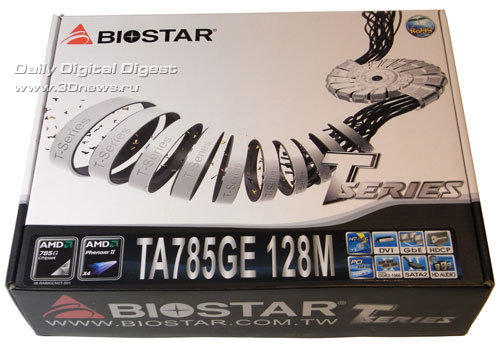 Biostar X58 Pro упаковка